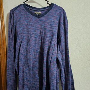 Alfani Big and Tall XLT Long Sleeve V Neck shirt